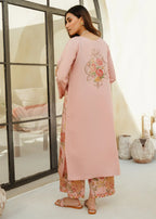 Divinely Crafted Women's Printed Cord Set Sapphire Pink Women 2pcs