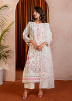 Kross Kulture Embroidered Lawn Suit 01653 Women 3pcs
