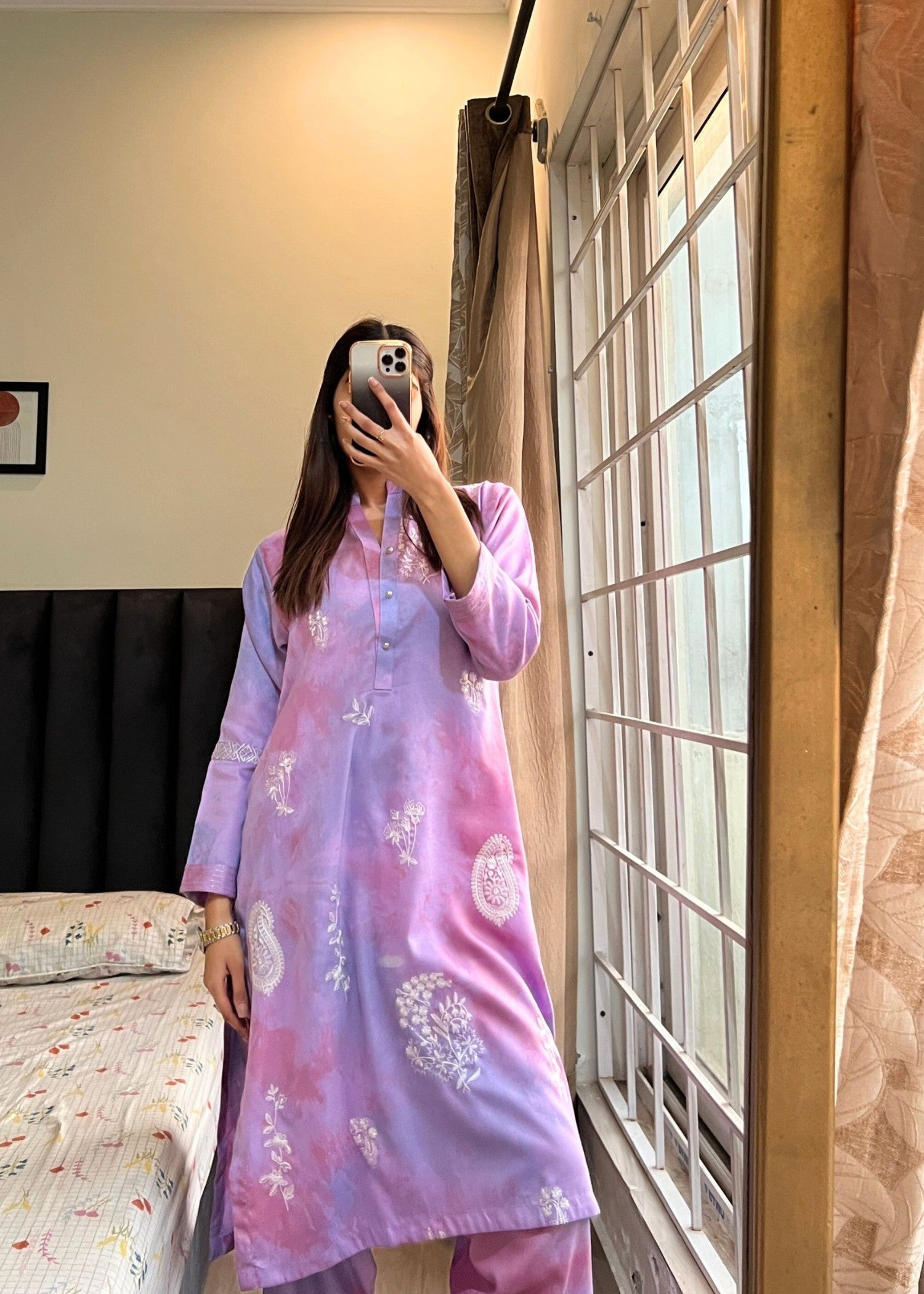 Pret Diaries Purple Tye and Dye Women 2pcs