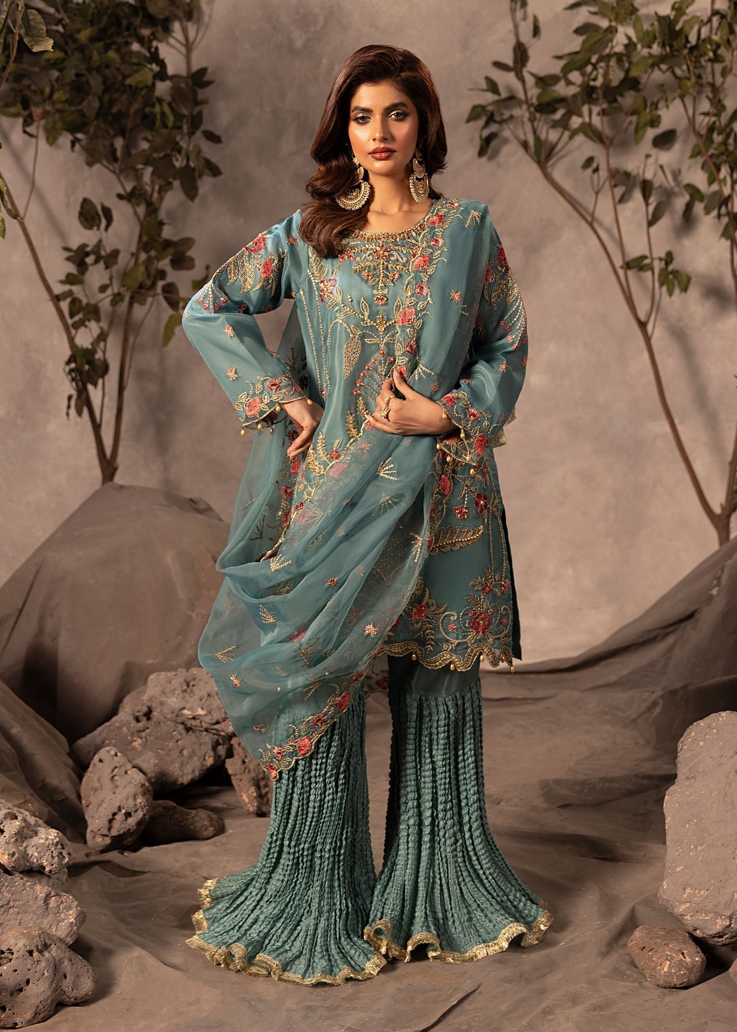 Diara Couture RAFIA UA 05 AQUA Women 3pcs