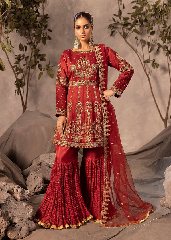Diara Couture ZARIFA UA 07 MAROON Women 3pcs