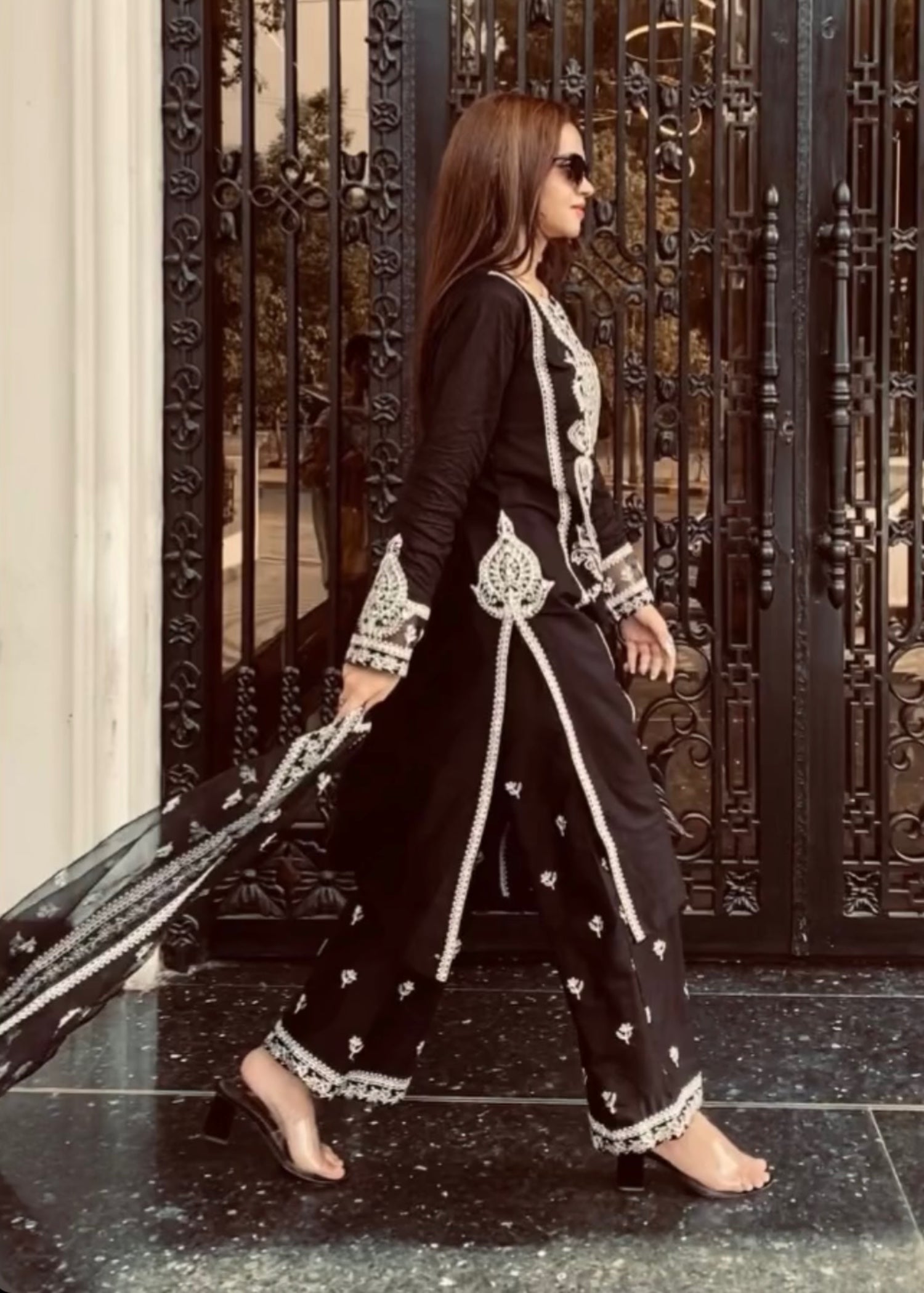 The Turkish Wear Black Monochrome Set Women 3pcs
