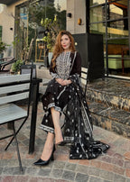 The Turkish Wear Black Monochrome Set Women 3pcs