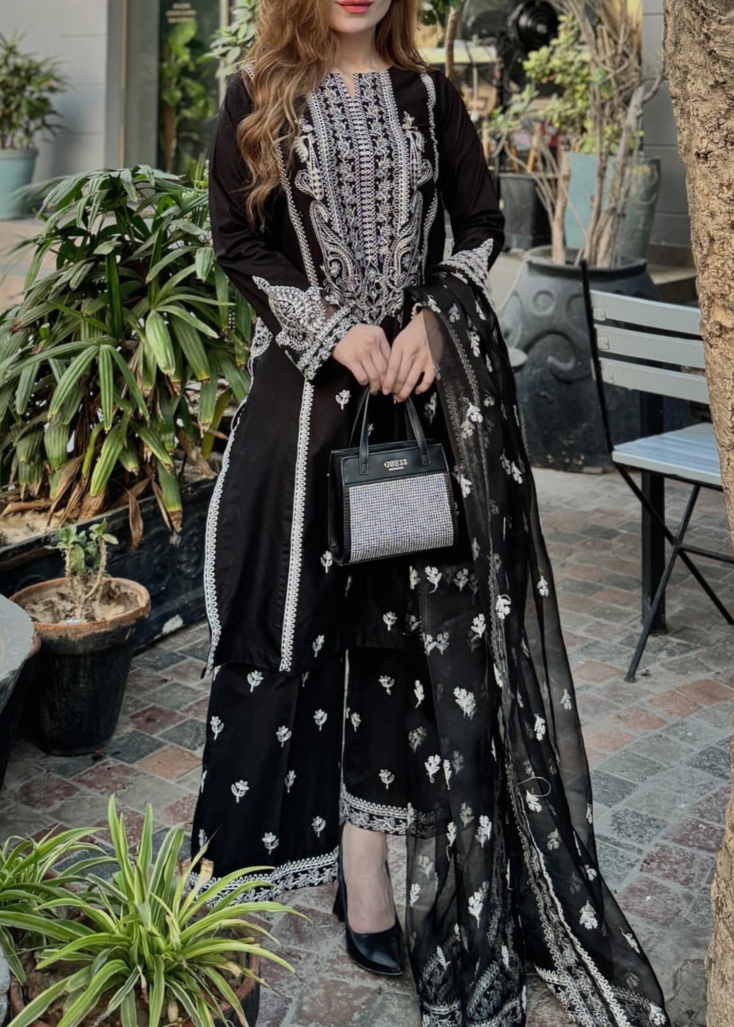 The Turkish Wear Black Monochrome Set Women 3pcs