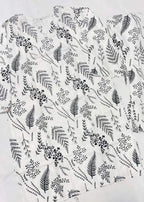 Gulposh FLORAL LEAF (STITCHED ) WHITE Women 2pcs