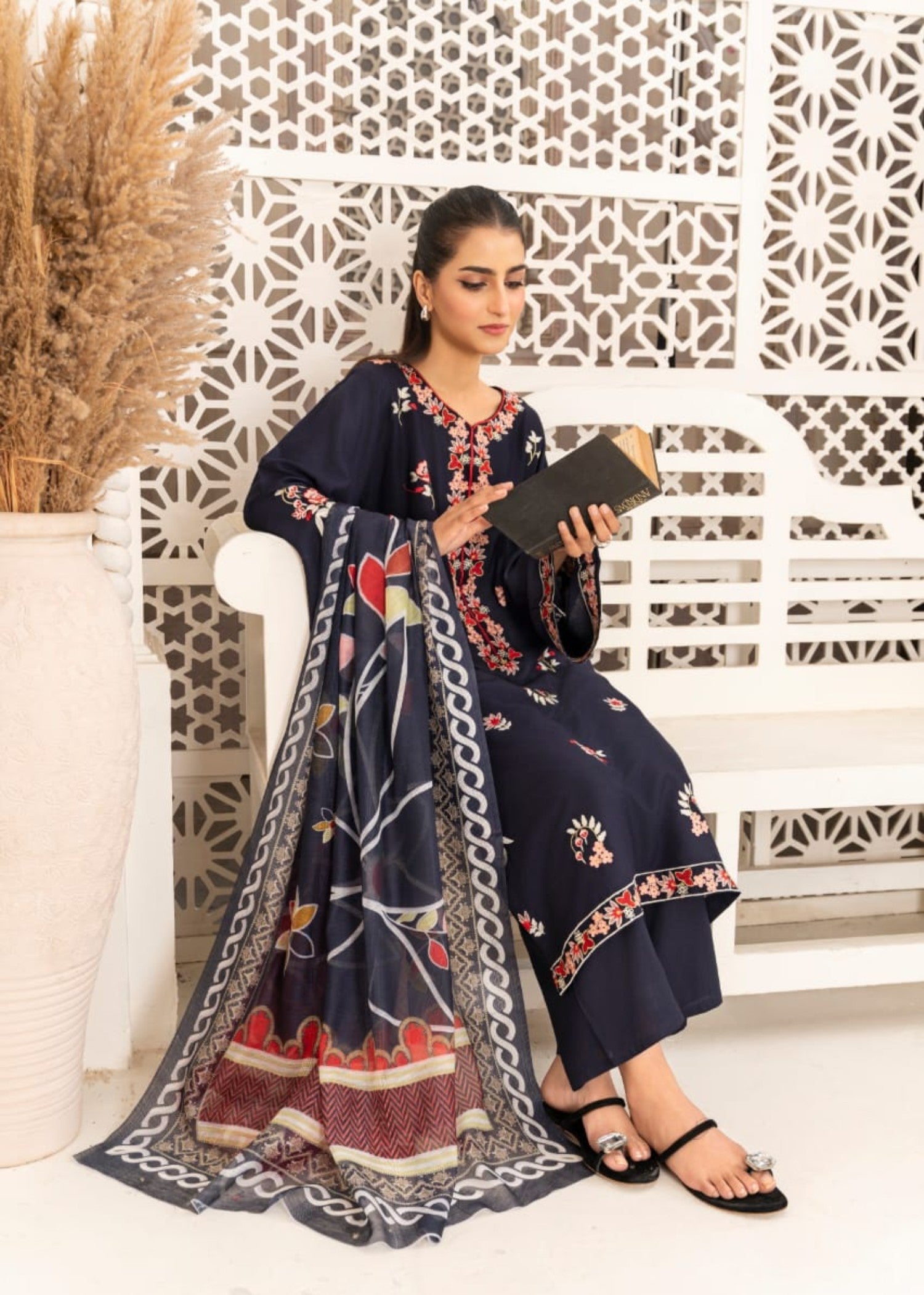 Gulposh LAVISH EMBROIDERY (STITCHED ) Women 3pcs