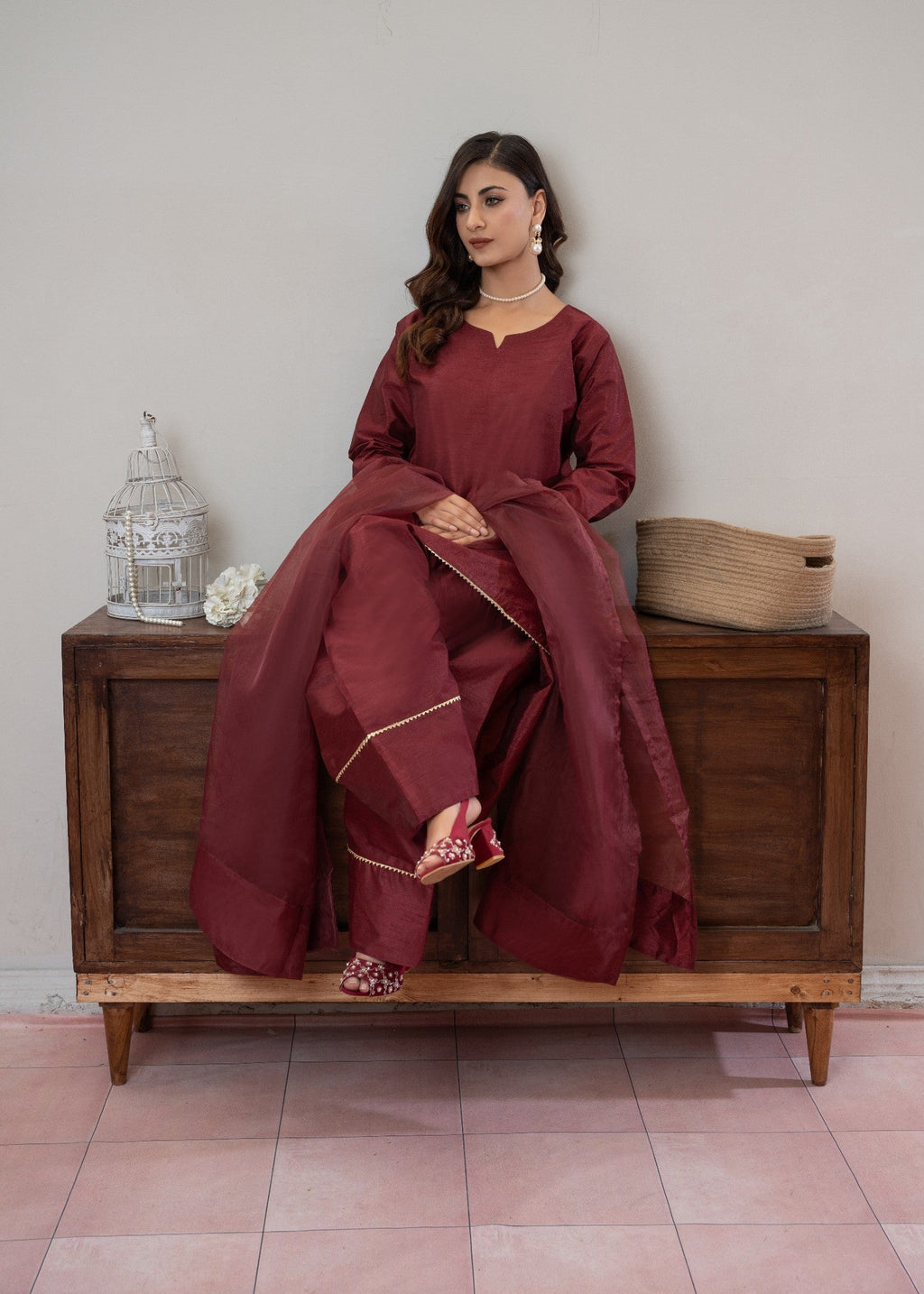 Momin Online farshi shalwar 009 Women 3pcs