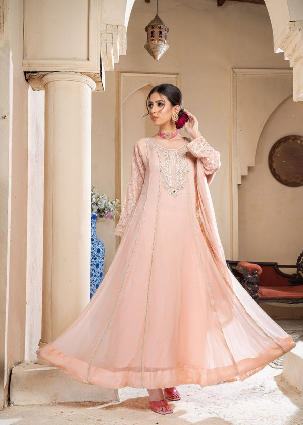 Alsiyab Raani Peach Women 3pcs