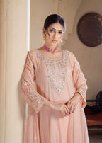 Alsiyab Raani Peach Women 3pcs