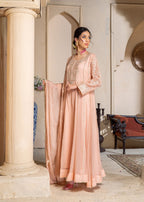 Alsiyab Raani Peach Women 3pcs