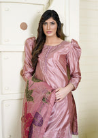 Miss & Mrs Farshi shalwar pink. Women 3pcs