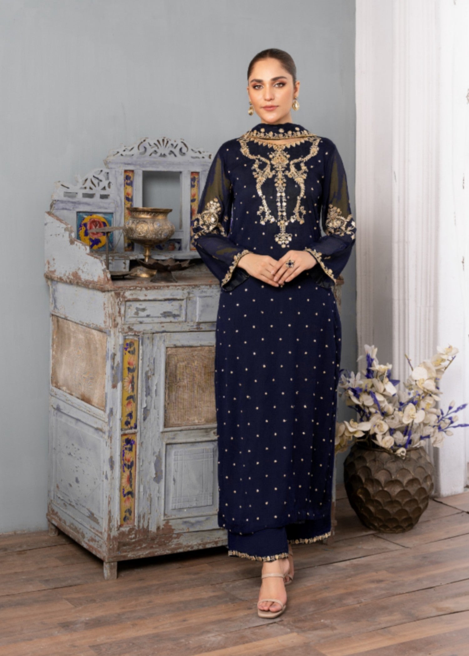 Agha Jaan JHEEL Women 3pcs
