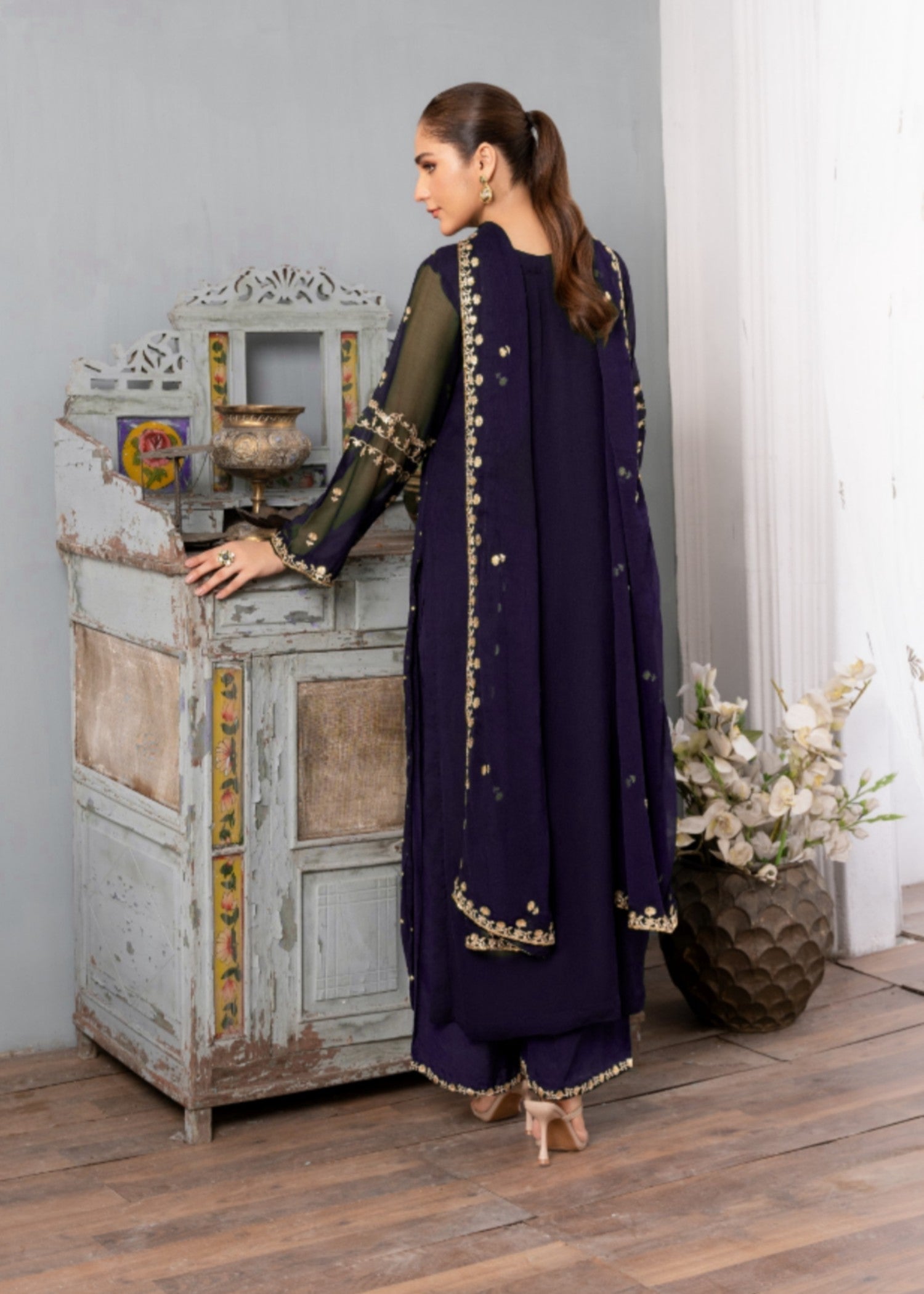Agha Jaan JHEEL Women 3pcs