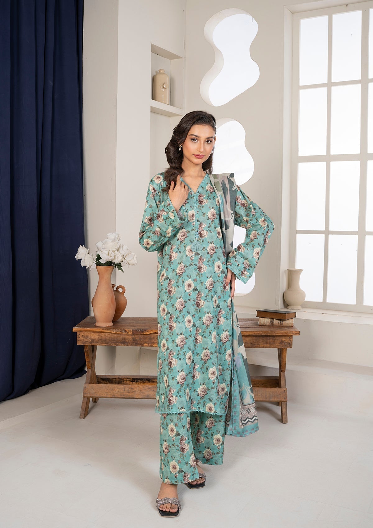 Bin Tayyab (BT006140 FRO) Women 3pcs