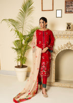Aayra Red Charms Women 3pcs