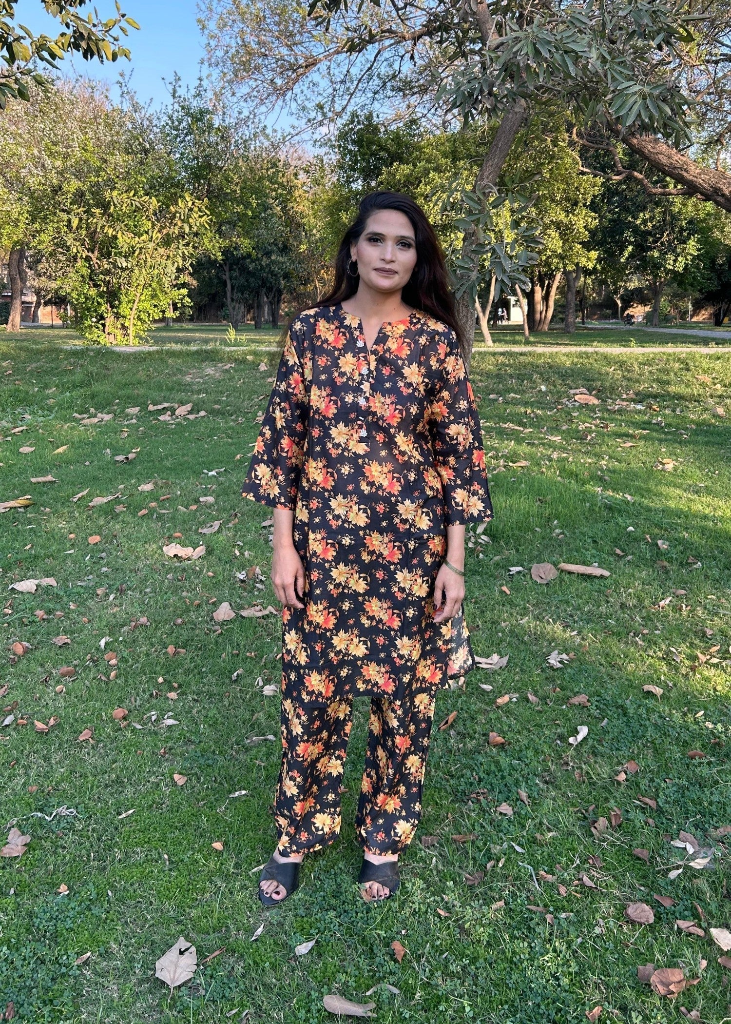 Sabahaats "Fresh and Stylish: Lawn Dress for All Day Comfort" Women 2pcs