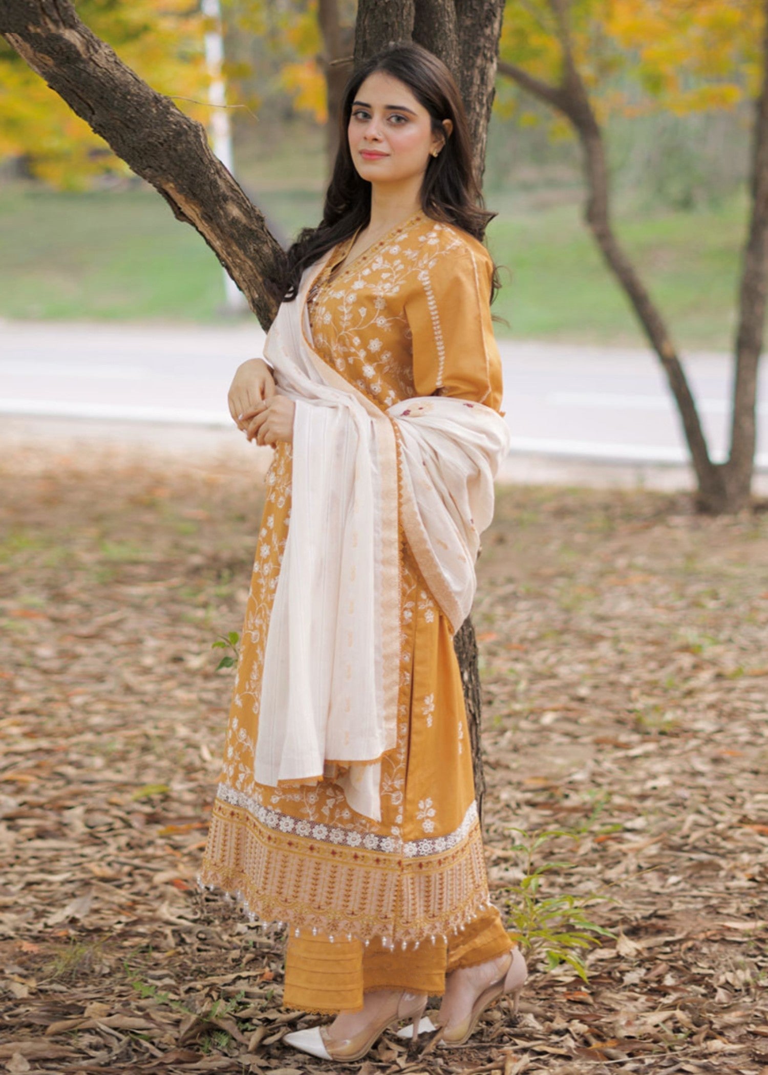 Libaas By Umairnawaz LN 08 MUSTRAD Women 3pcs