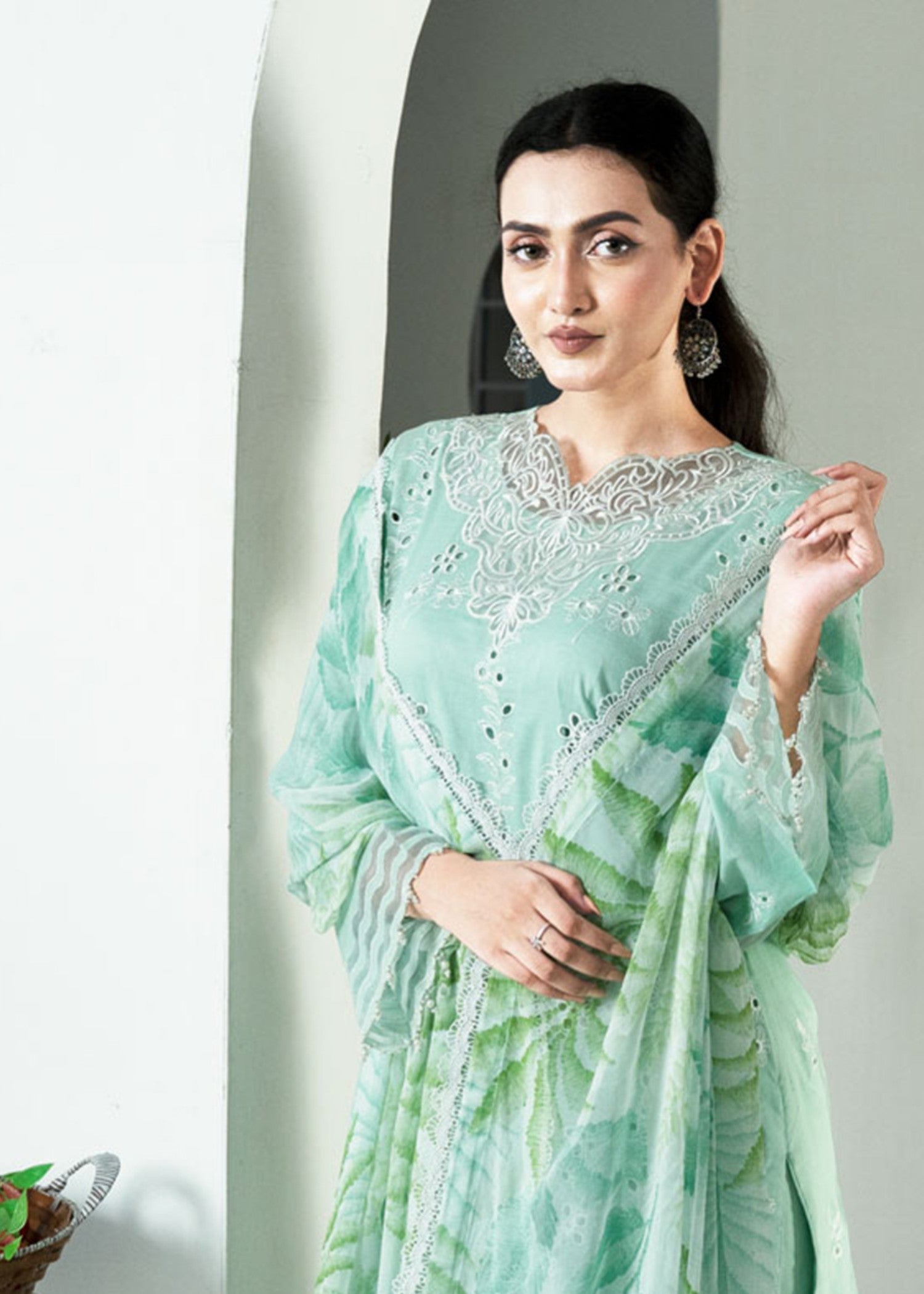 Libaas By Umairnawaz LNF 01 AQUA Women 3pcs