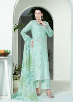 Libaas By Umairnawaz LNF 01 AQUA Women 3pcs