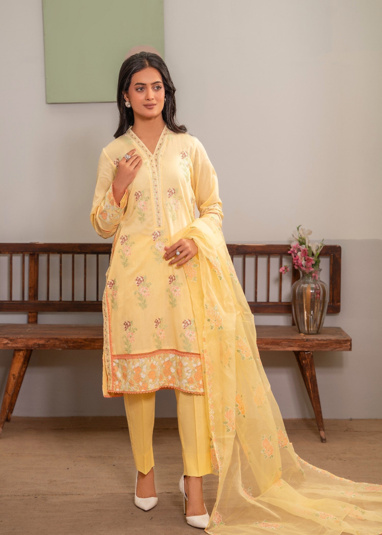 Afifa Iftikhar Ibtida Women 3pcs