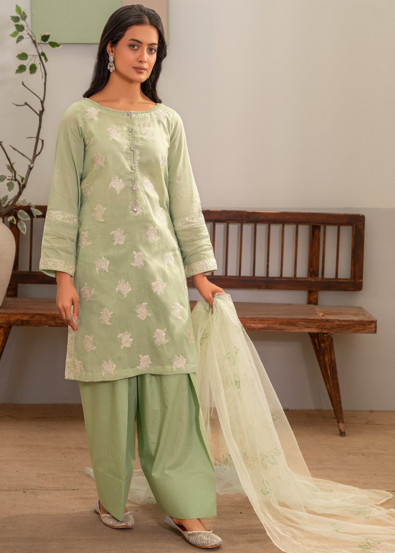 Afifa Iftikhar Tasalsul Women 3pcs