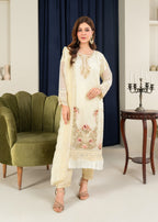 Four Season Boutique FRILL CHIFFON CREAM Women 3pcs