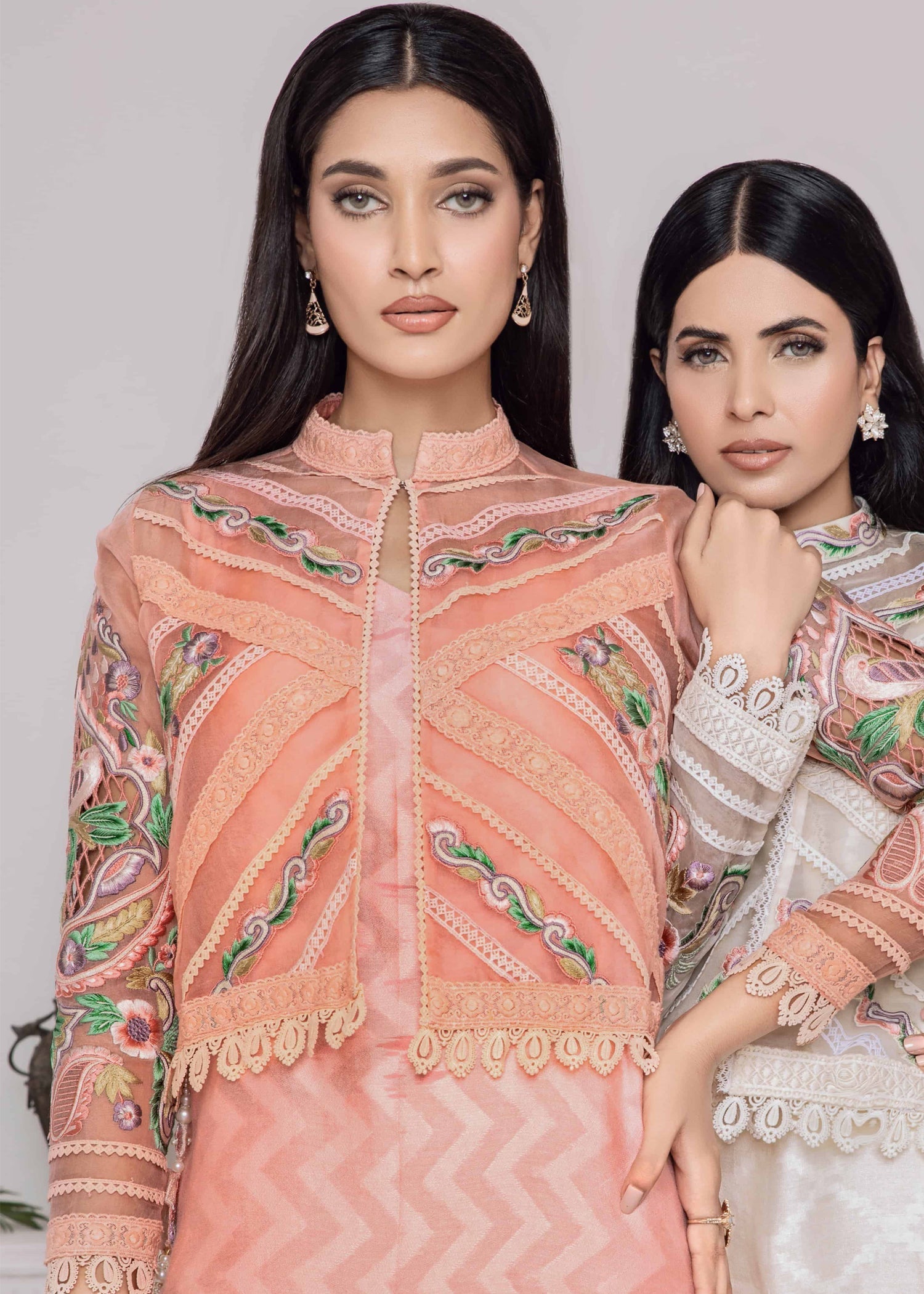 Ridah Naeem Coral Elegance Women 2pcs