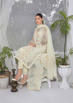 Ridah Naeem Ivory Elegance Women 2pcs