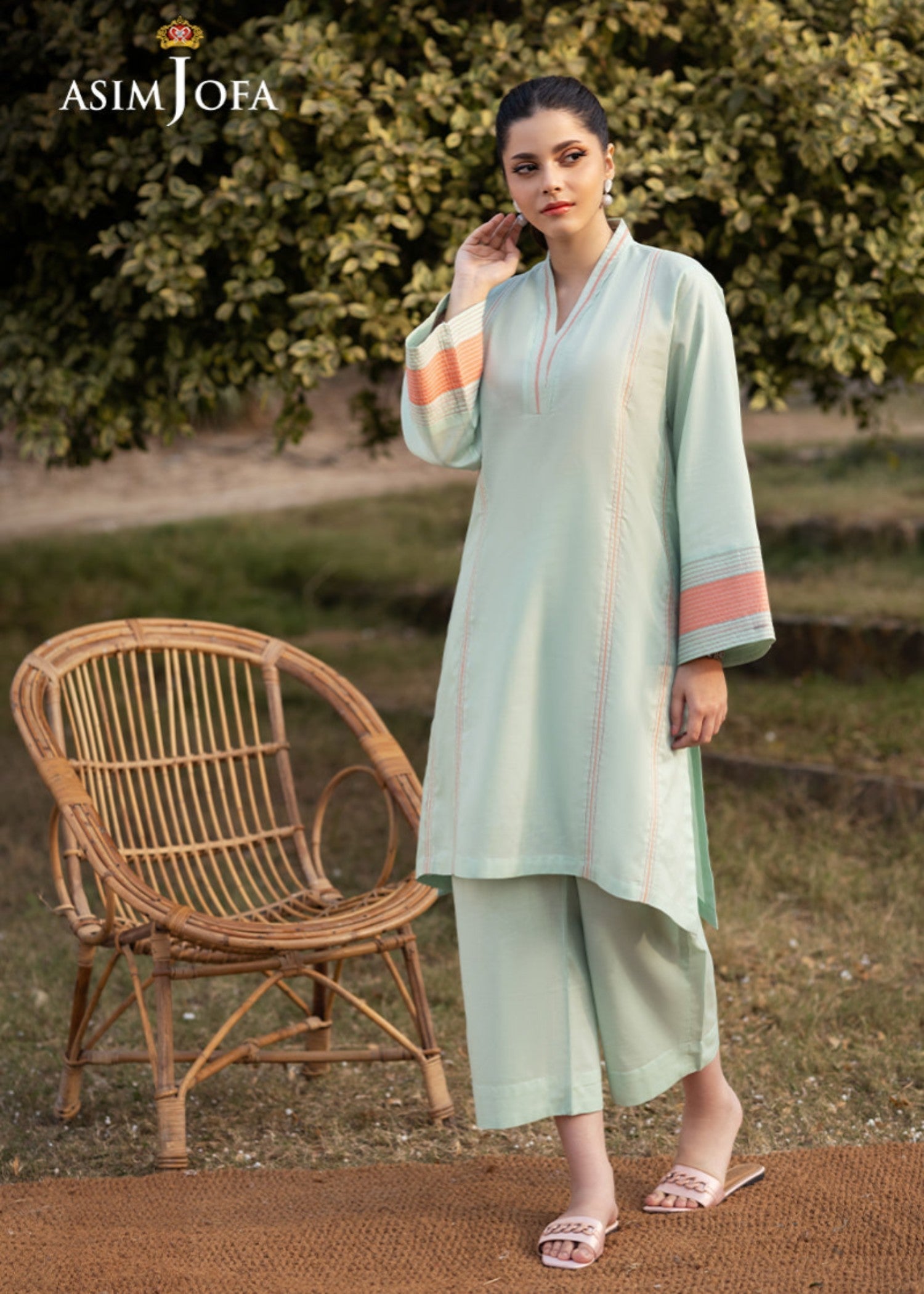 Asim Jofa AJPB 123 DYED CAMBRIC Women 2pcs