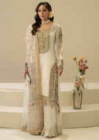Khuda Baksh Creations M 109 White Women 4pcs
