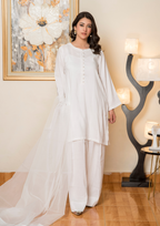 Yolo Pret Silk Viscose with Farshi Shalwar with Organza Dupatta JASHAN S25 0066 Women 3pcs