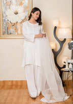 Yolo Pret Silk Viscose with Farshi Shalwar with Organza Dupatta JASHAN S25 0066 Women 3pcs