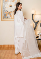 Yolo Pret Silk Viscose with Farshi Shalwar with Organza Dupatta JASHAN S25 0066 Women 3pcs