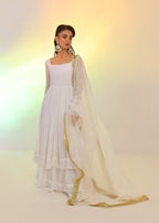 Ripret White tier pishwas Women 2pcs