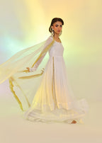 Ripret White tier pishwas Women 2pcs