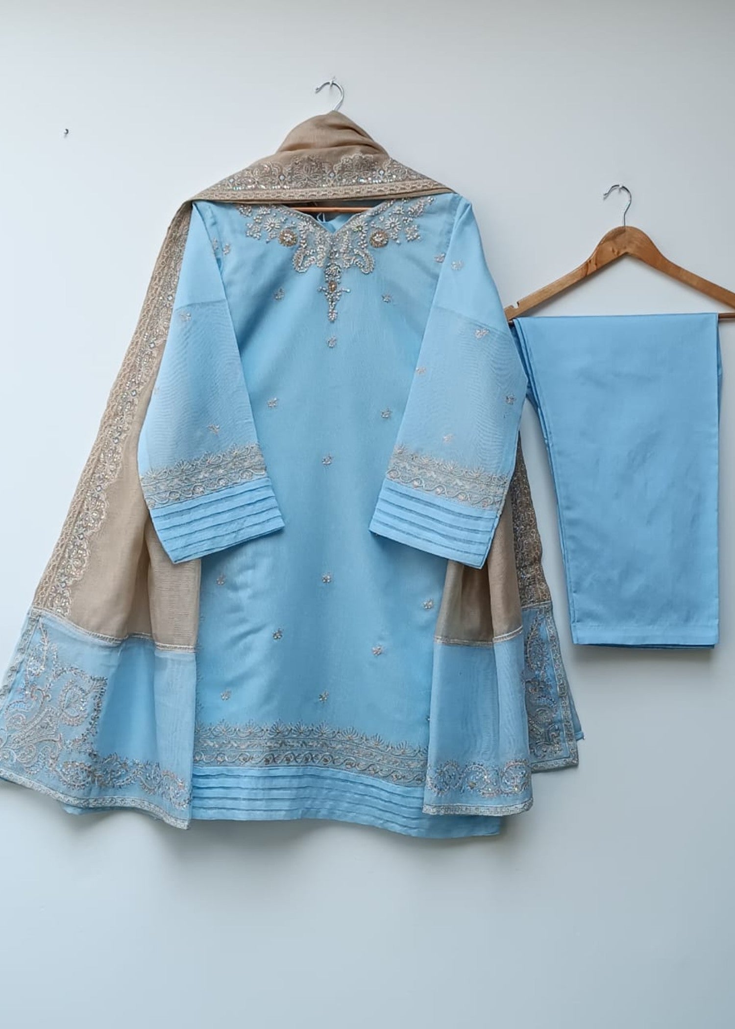 Lubana Store Eshaal Sky Women 3pcs
