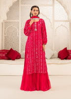 Four Season Boutique HASEEN GARRARA HOTPINK Women 3pcs