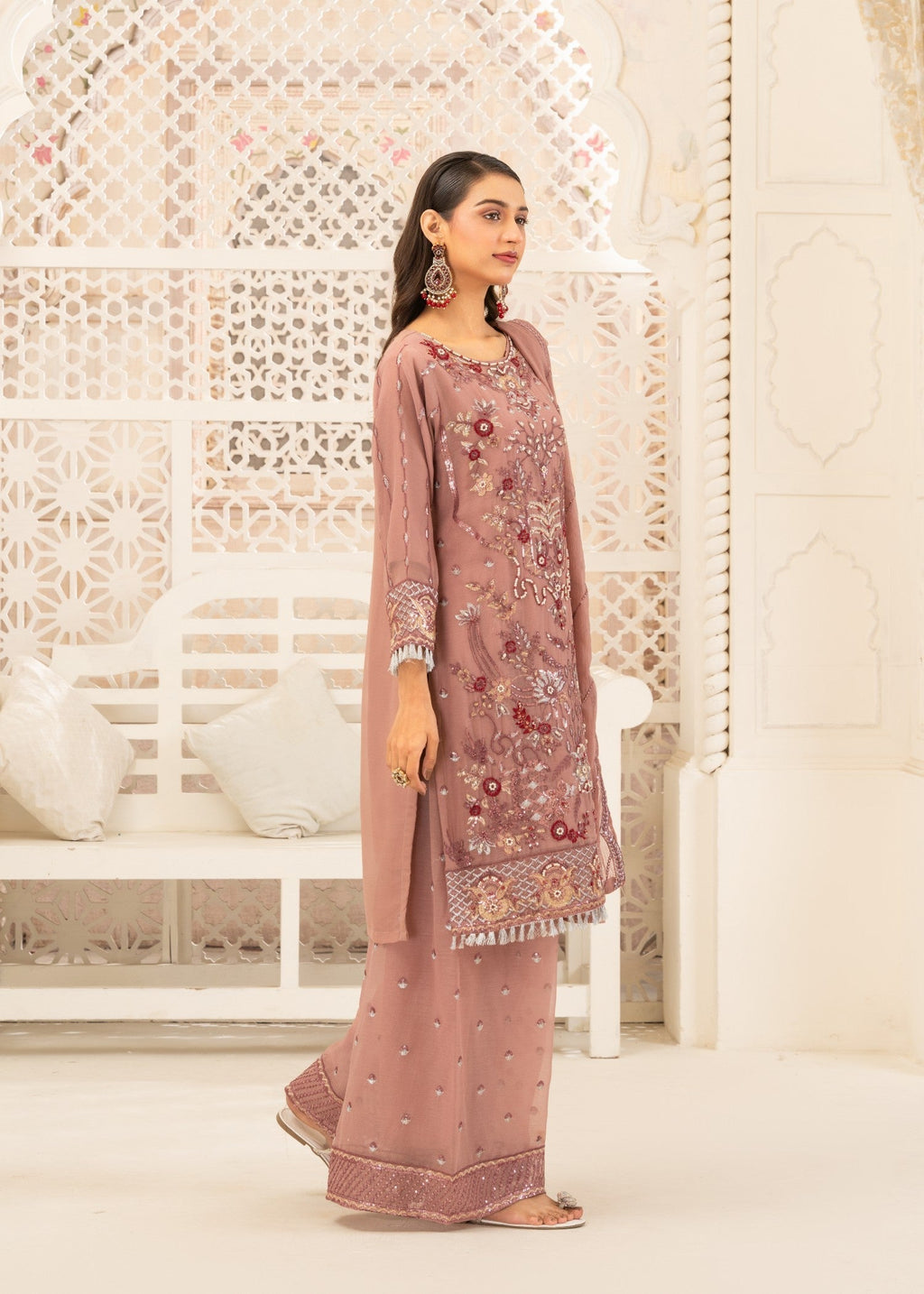 Four Season Boutique AASMAAN LAVENDER Women 3pcs