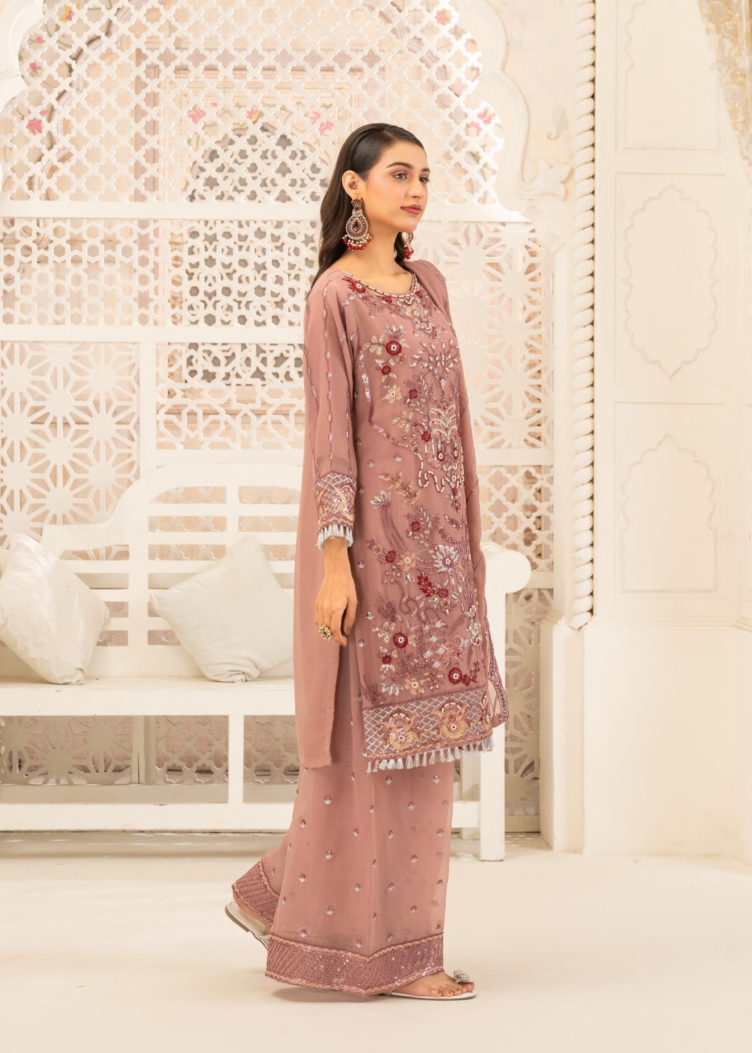 Four Season Boutique AASMAAN LAVENDER Women 3pcs