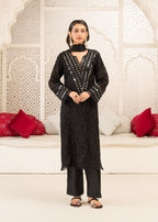 Four Season Boutique COTTON NET BLACK Women 3pcs