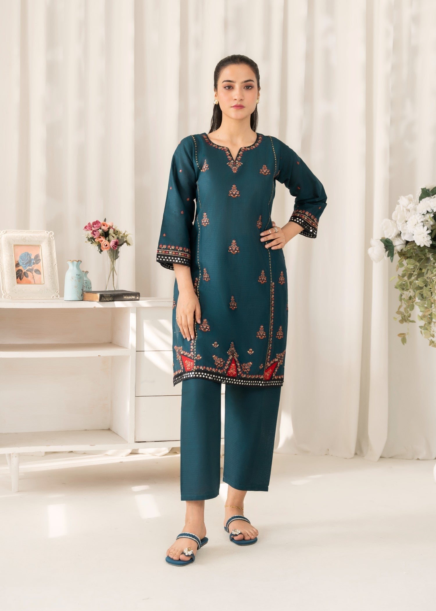 Shefoze Clothing Roksha Embroidery Women 2pcs
