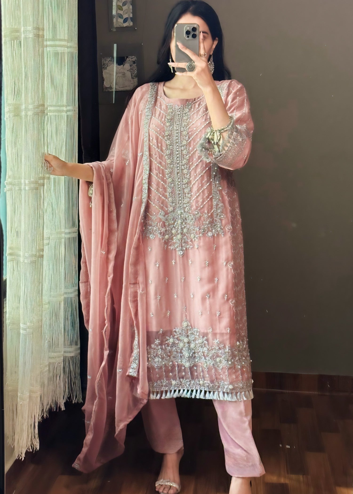 Four Season Boutique JUMMI CHIFFON PINK Women 3pcs