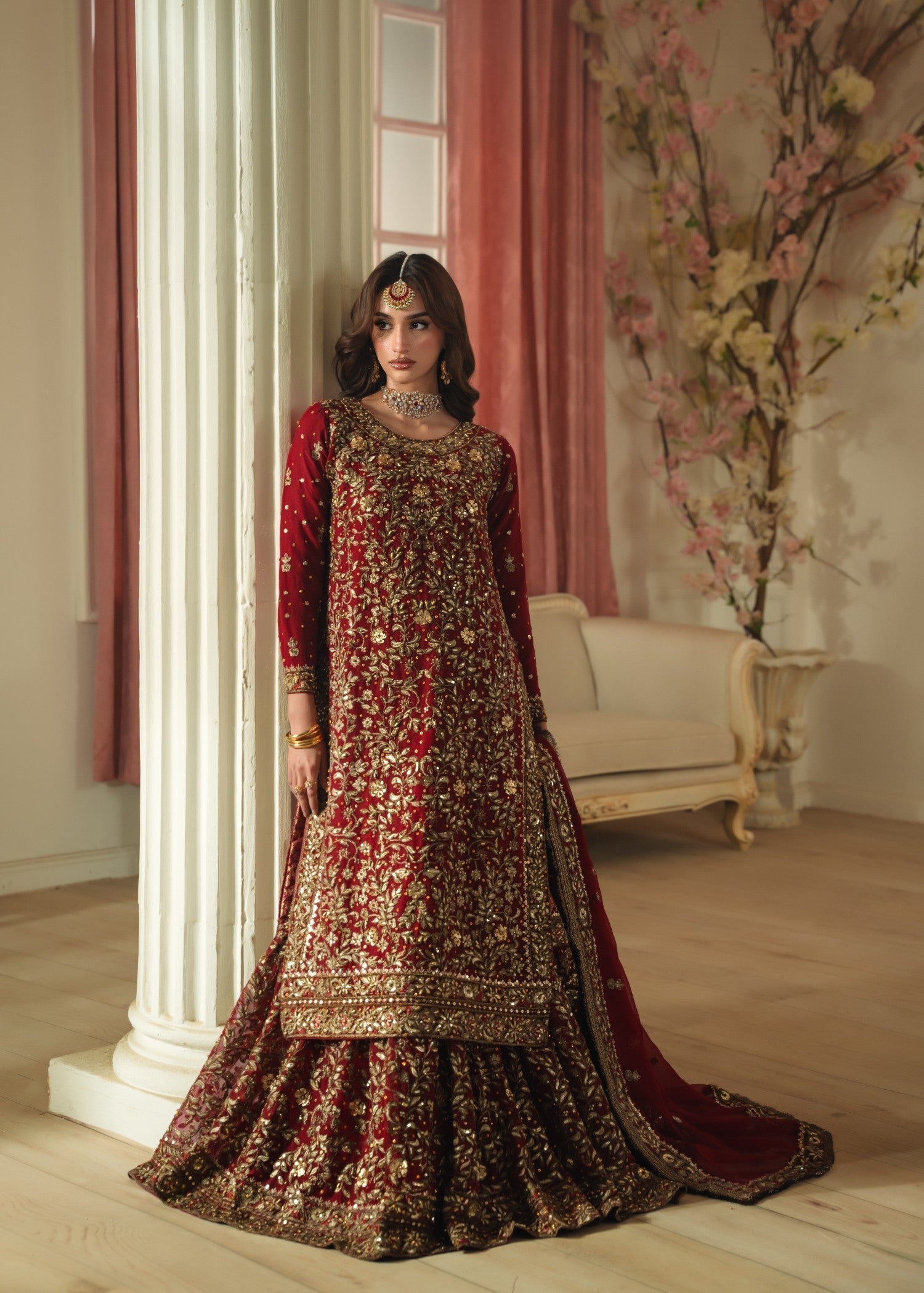 Haseens Official Surkhaab Women 3pcs
