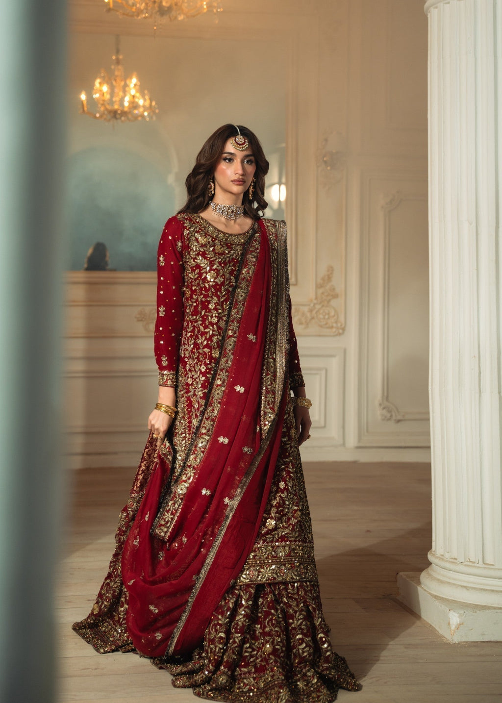 Haseens Official Surkhaab Women 3pcs