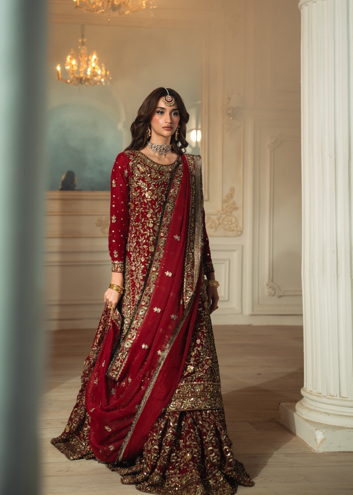 Haseens Official Surkhaab Women 3pcs