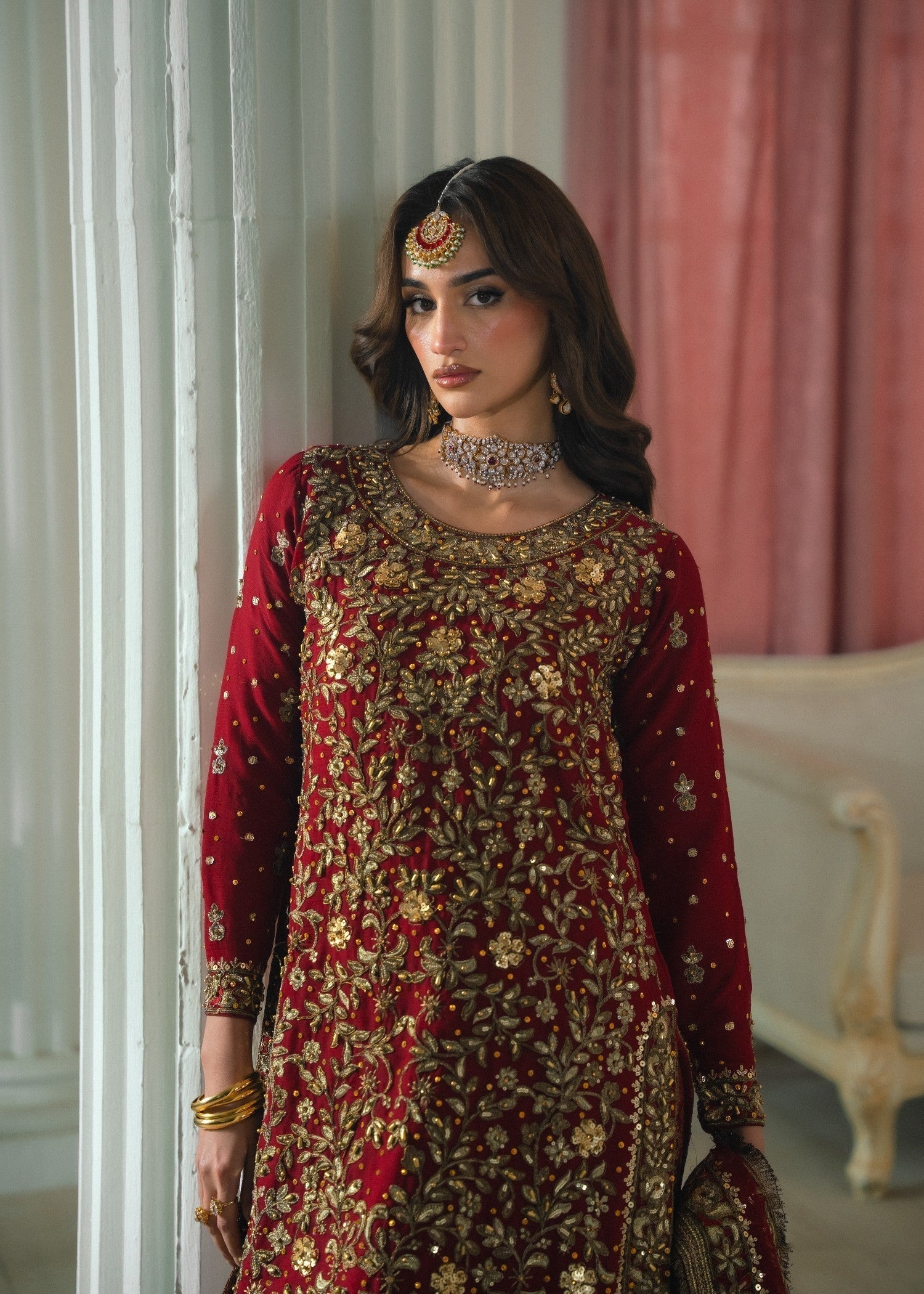 Haseens Official Surkhaab Women 3pcs