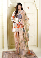 Miss & Mrs Farshi shalwar folwer Women 3pcs
