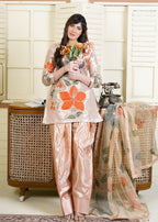 Miss & Mrs Farshi shalwar folwer Women 3pcs
