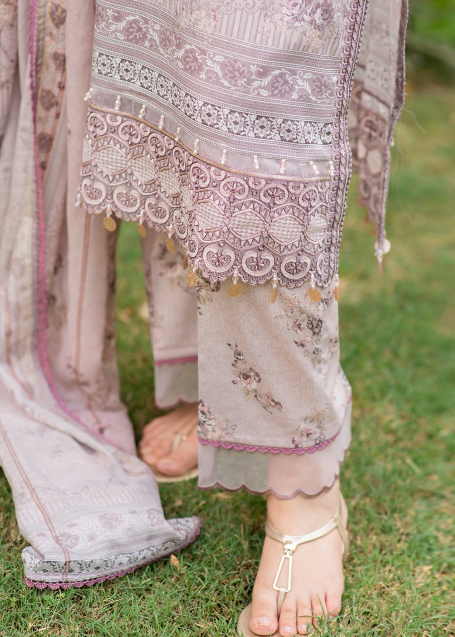 Libaas By Umairnawaz D# 09 Lilac Women 3pcs