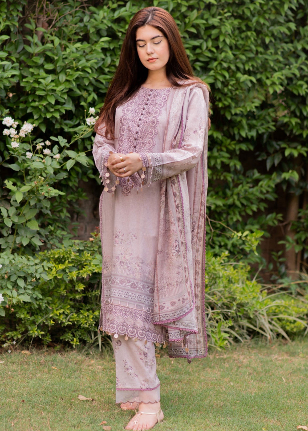 Libaas By Umairnawaz D# 09 Lilac Women 3pcs